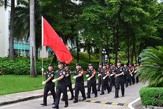 得安公司擁有一支高素質(zhì)的安保團隊