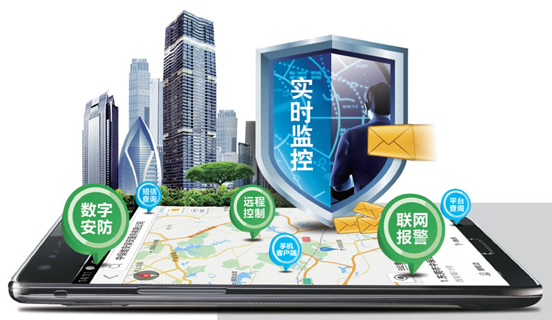 得安聯網報警系統示意圖